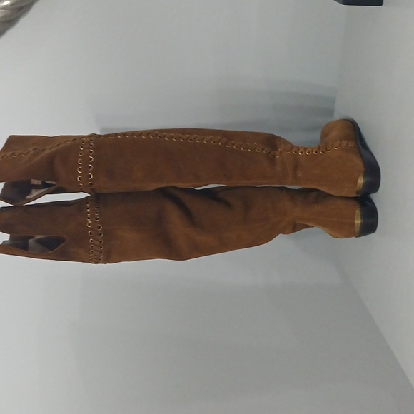 Michael Kors Brown Suede Over-the-Knee Boots, Gentle Used Excellent Conditions - Picture 2 of 6
